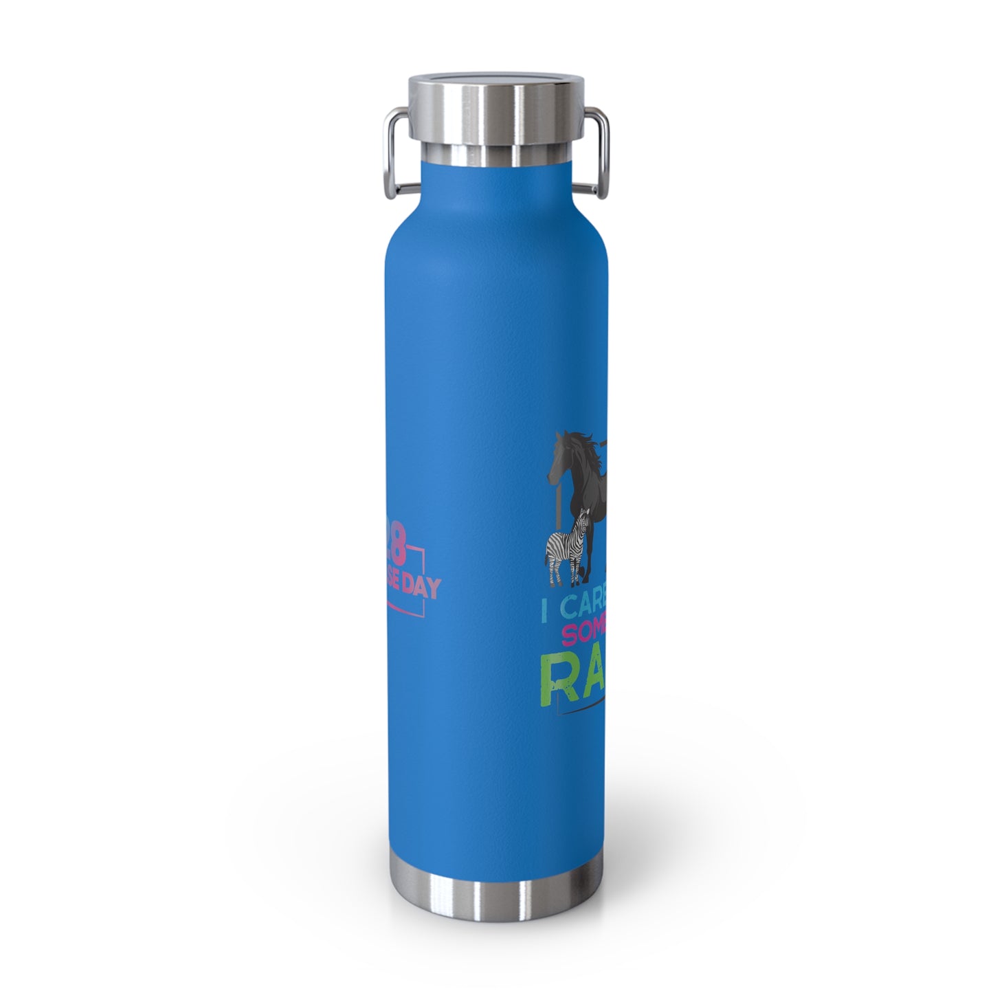 Rare Horse Mom Copper Vacuum Insulated Bottle, 22oz