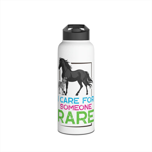 Rare Horse Mom Stainless Steel Water Bottle, Standard Lid