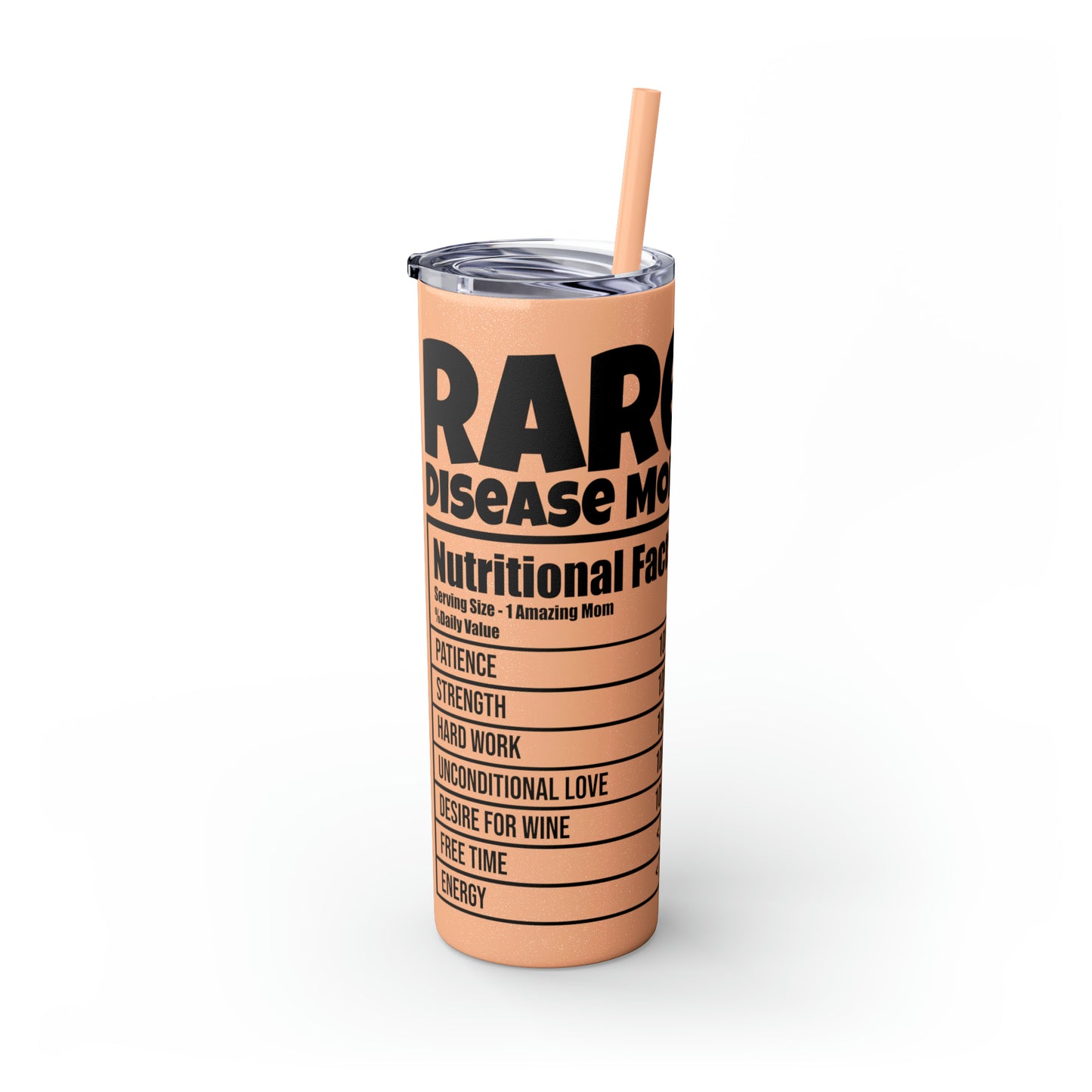 NF -B Skinny Tumbler with Straw, 20oz