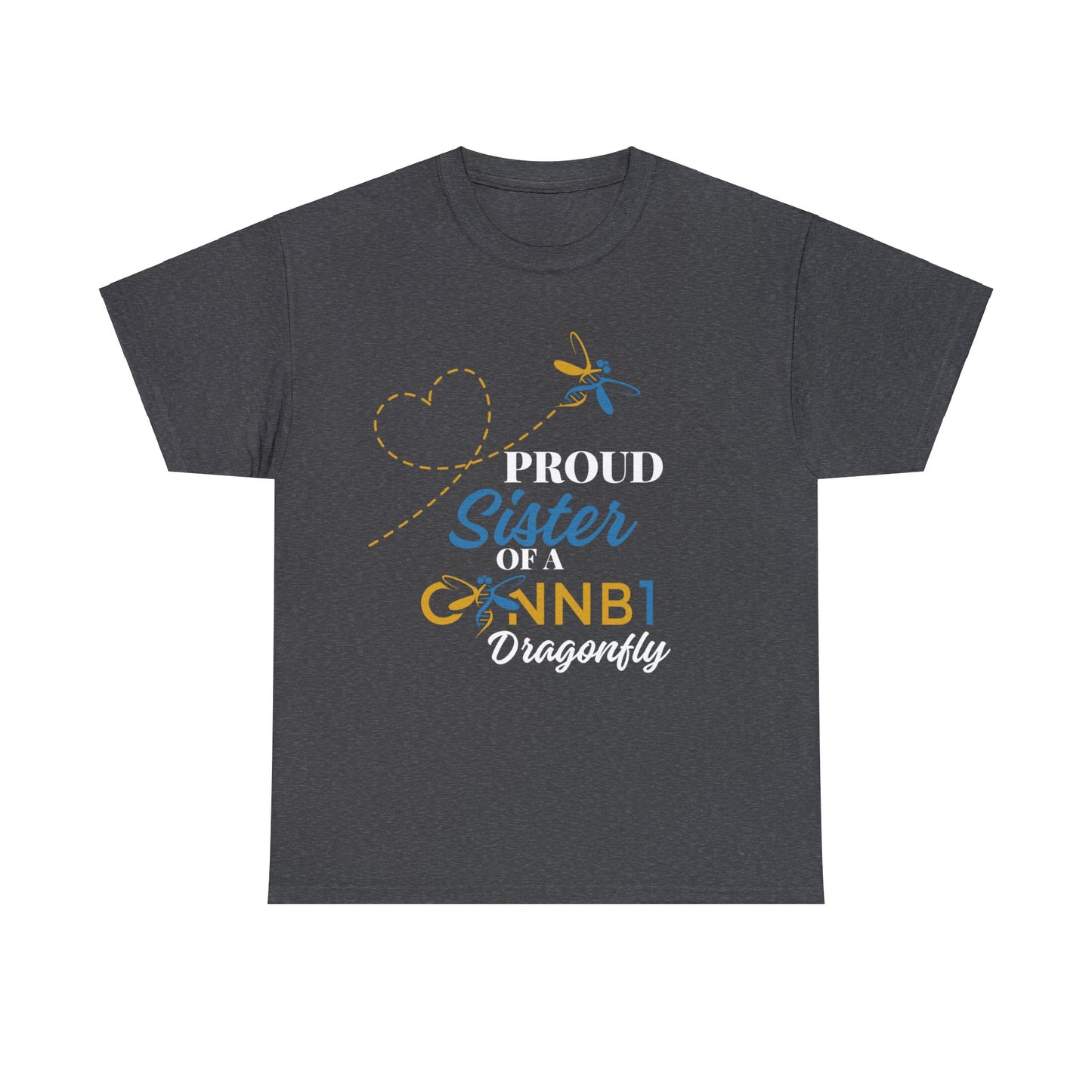 Proud Dragonfly: Sister, Unisex Heavy Cotton Tee