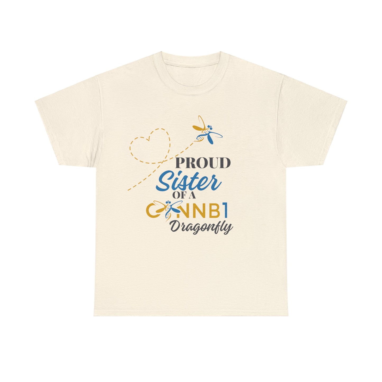 Proud Dragonfly: Sister, Unisex Heavy Cotton Tee