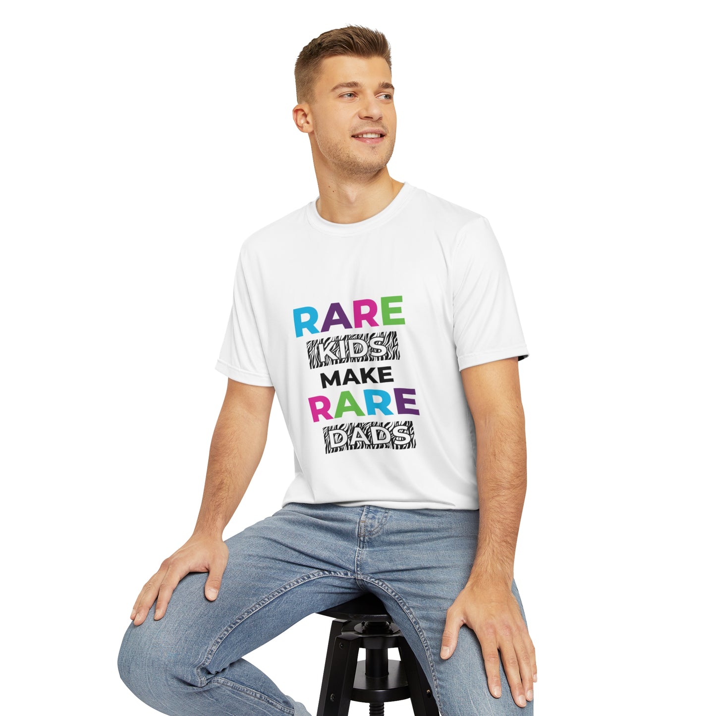 Dads Men's Polyester Tee (AOP)