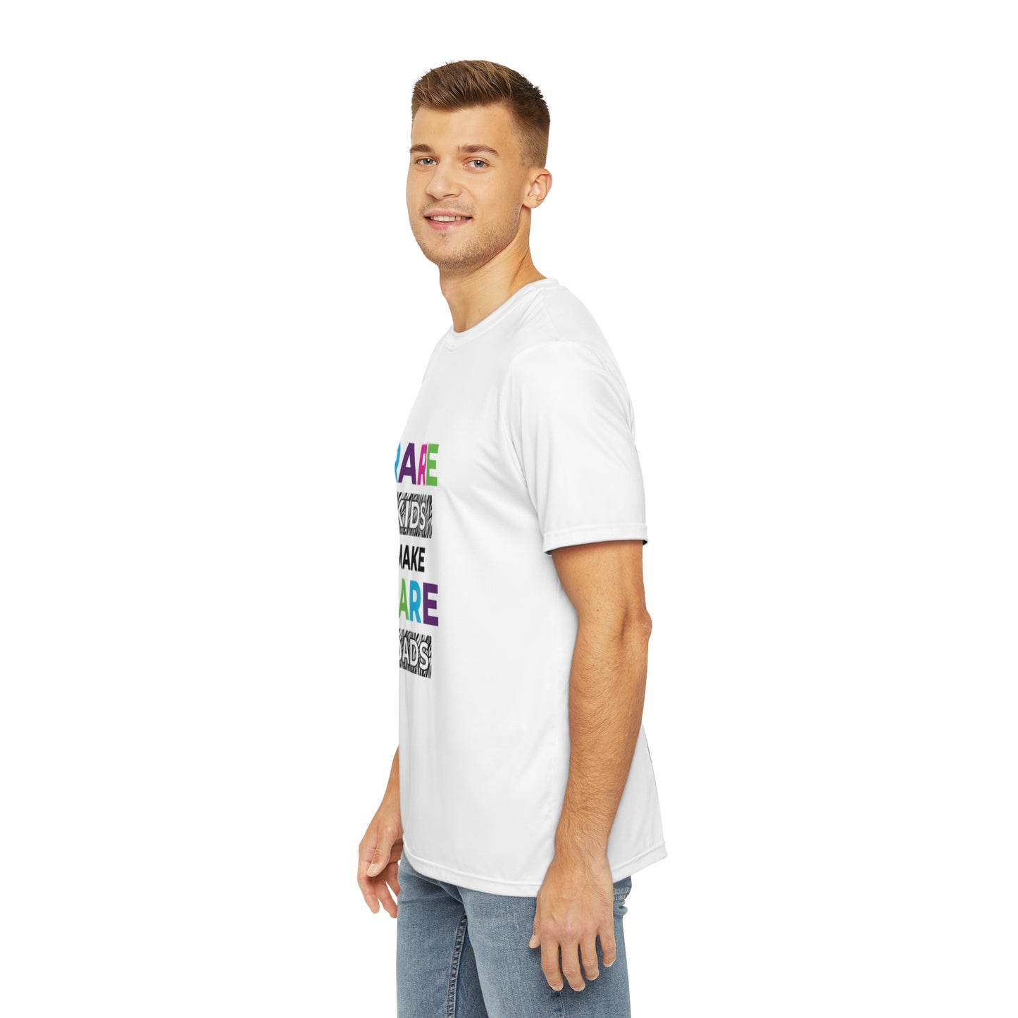 Dads Men's Polyester Tee (AOP)