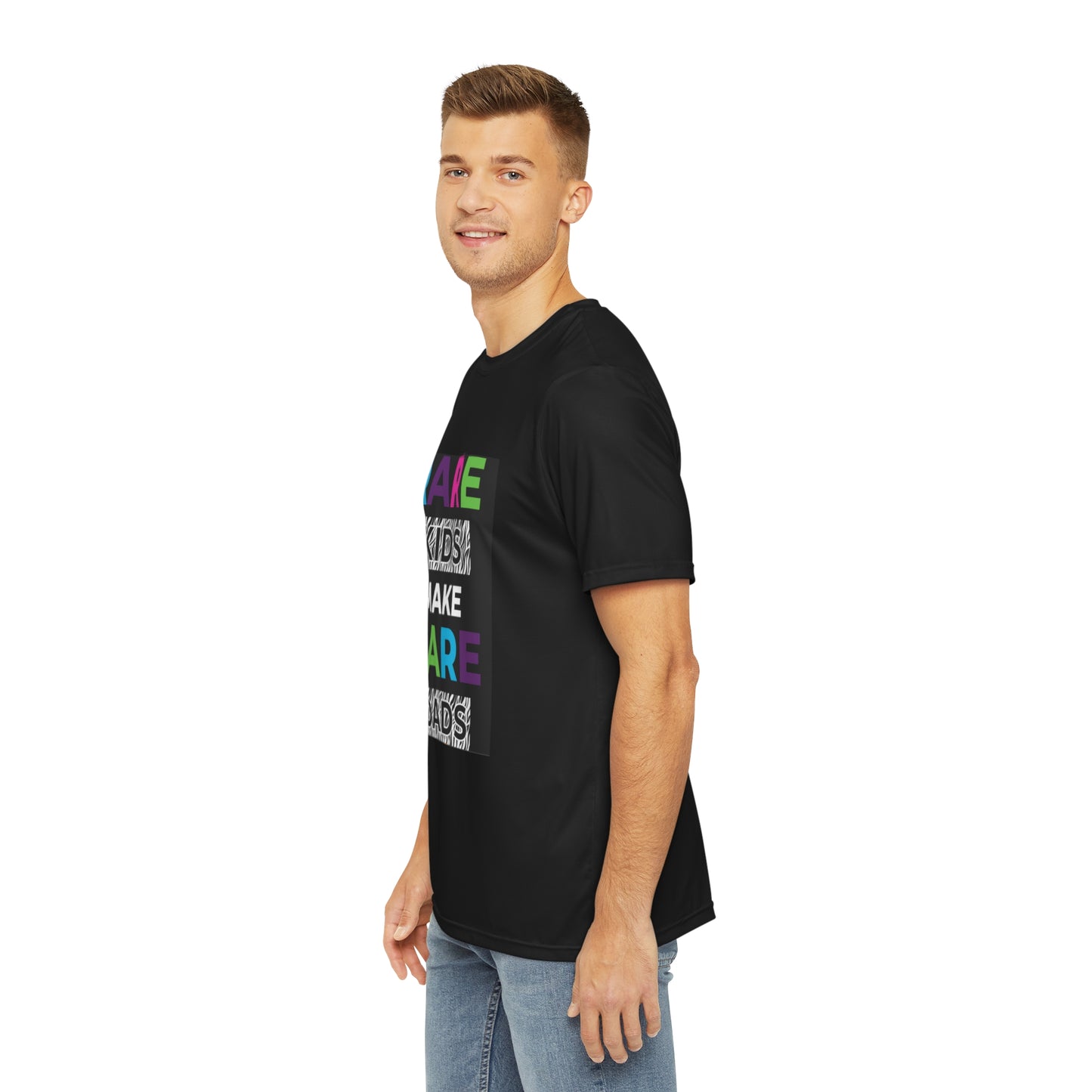 Dads Men's Polyester Tee (AOP)